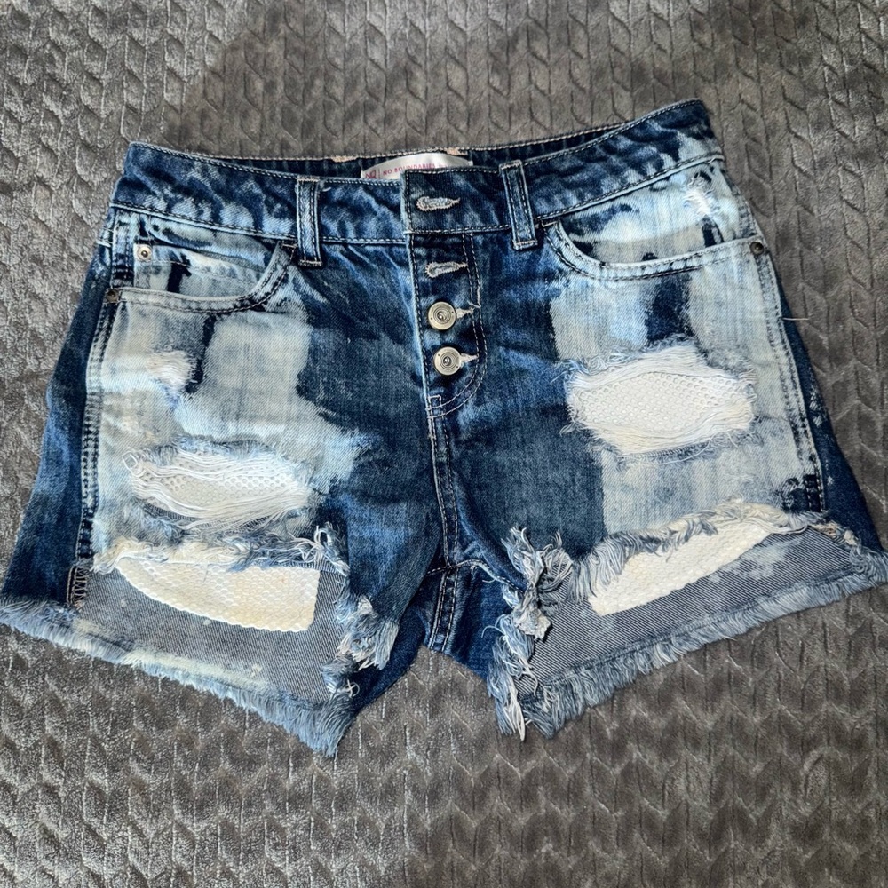 Distressed Denim Women Shorts